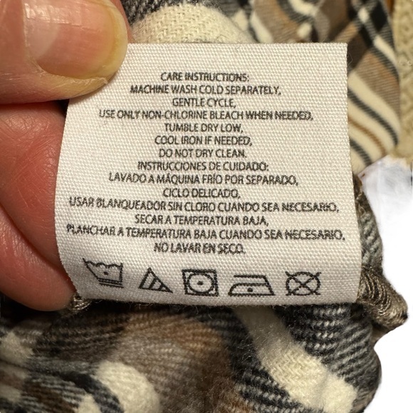 HFX Women's Flannel Snap Front Shacket Jacket Shirt Size Medium NWT - Picture 9 of 10